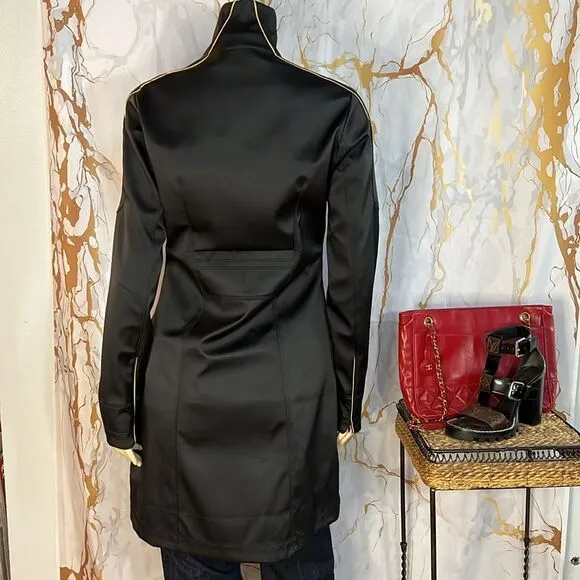 Black and gold Nike coat