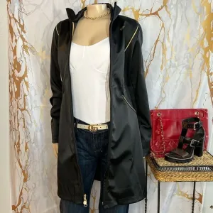 Black and gold Nike coat