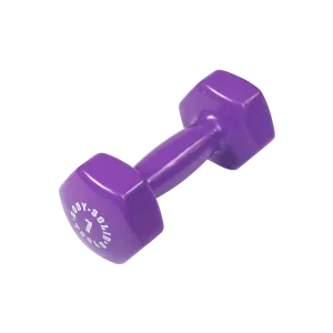 Bodysolid Dark Purple 7lb Vinyl Dumbbell