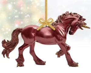 Breyer 2024 Holiday Scarlet Unicorn Ornament