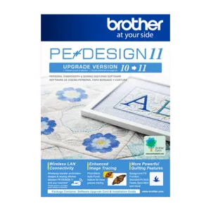 Brother PE-Design 11 Embroidery Design & Digitizing Software Upgrade