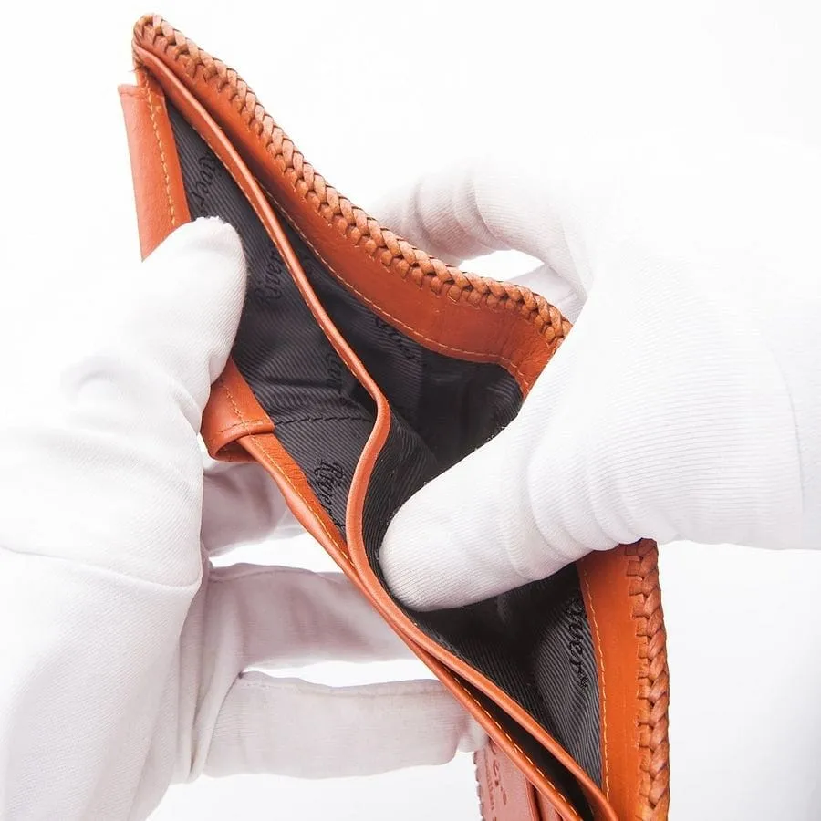 Brown Hardcore Crocodile Head Skin Wallet