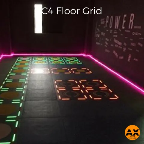 C4 Fitness Tile - Floor Grid
