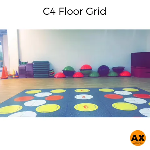 C4 Fitness Tile - Floor Grid