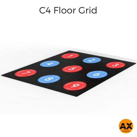 C4 Fitness Tile - Floor Grid