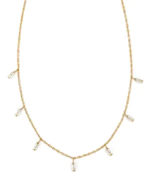 Callie Crystal Charm Necklace