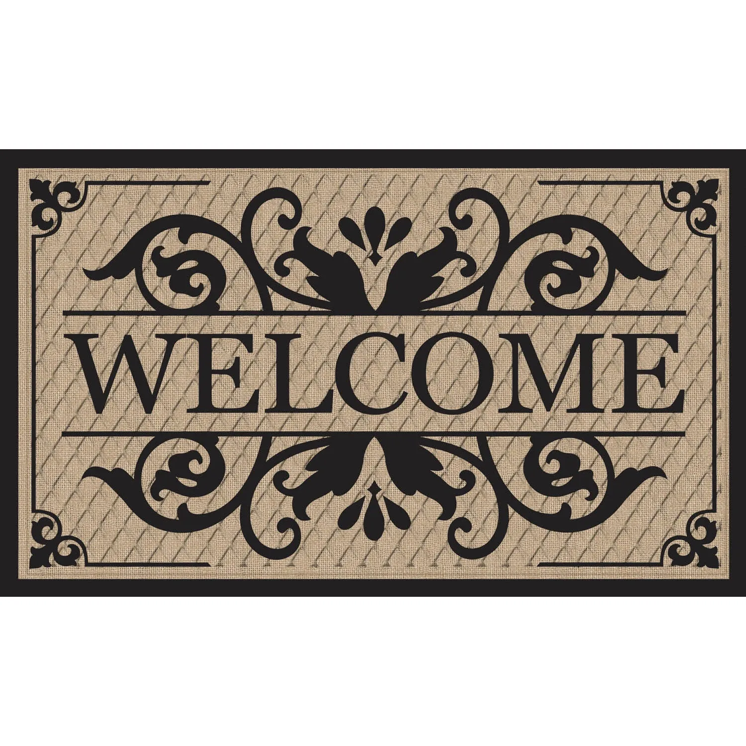 Cambridge Welcome Embossed Floor Mat,41em2460