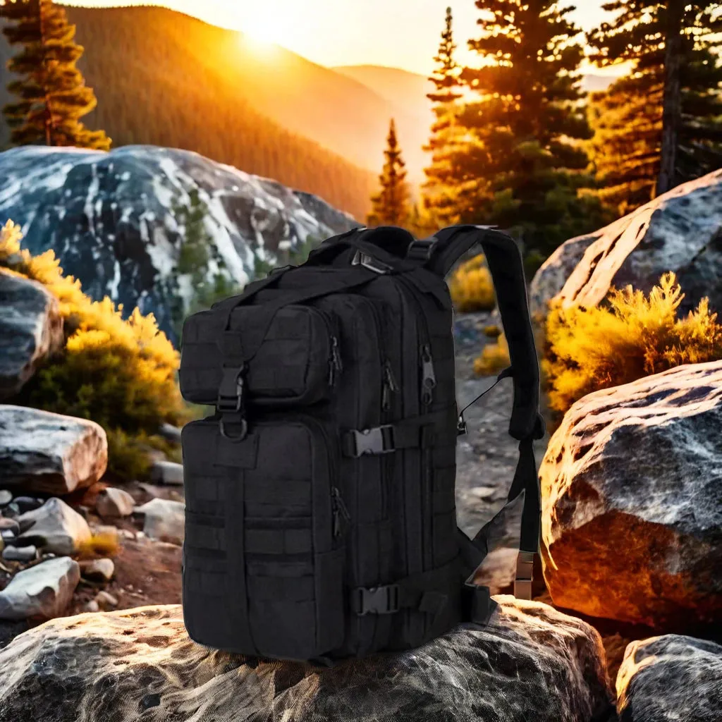Camping GEAR Large Waterproof 30L Tactical Backpack Durable Red Molle Pack Bag for Camping Outdoor Survival backpack bag Pack