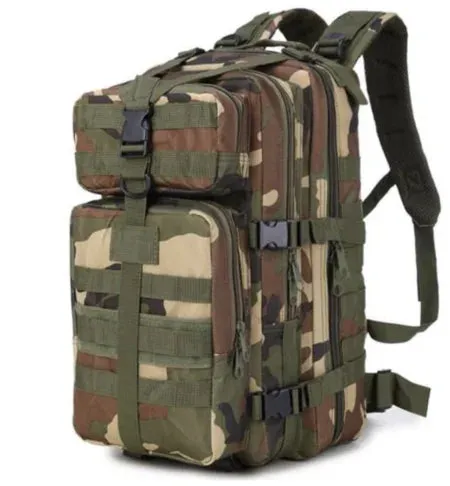 Camping GEAR Large Waterproof 30L Tactical Backpack Durable Red Molle Pack Bag for Camping Outdoor Survival backpack bag Pack