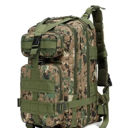 Camping GEAR Large Waterproof 30L Tactical Backpack Durable Red Molle Pack Bag for Camping Outdoor Survival backpack bag Pack