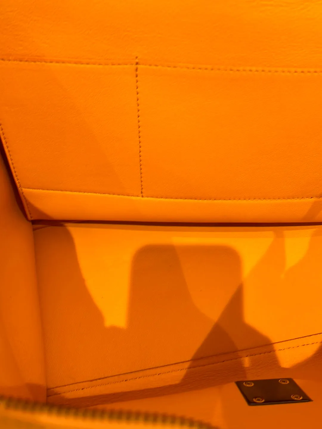 Celine Bag, Sunshine Yellow Leather & Suede Medium Trapeze Tote