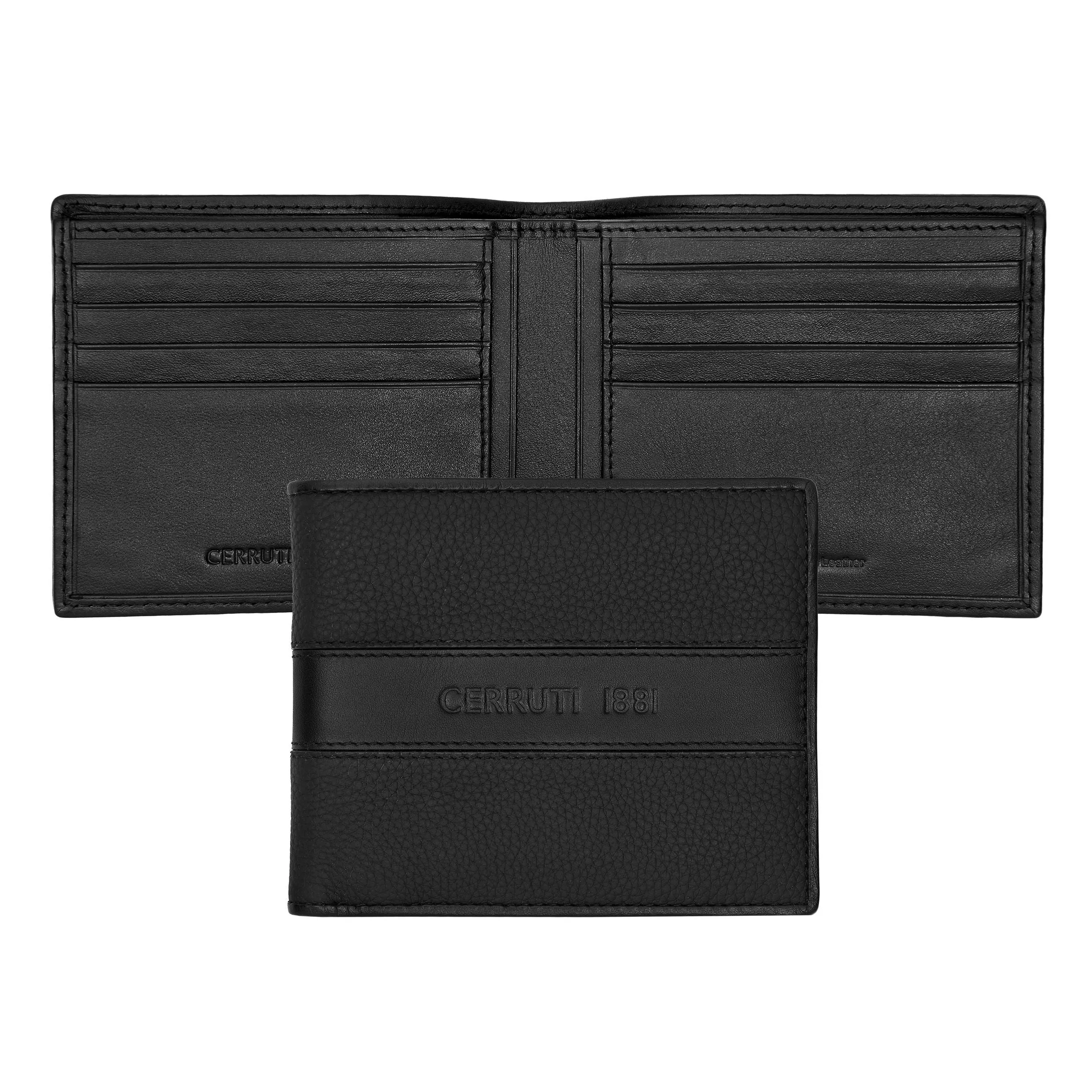 CERRUTI 1881 NPRW454A - SET CERRUTI 1881 Black Rollerball pen & Card wallet