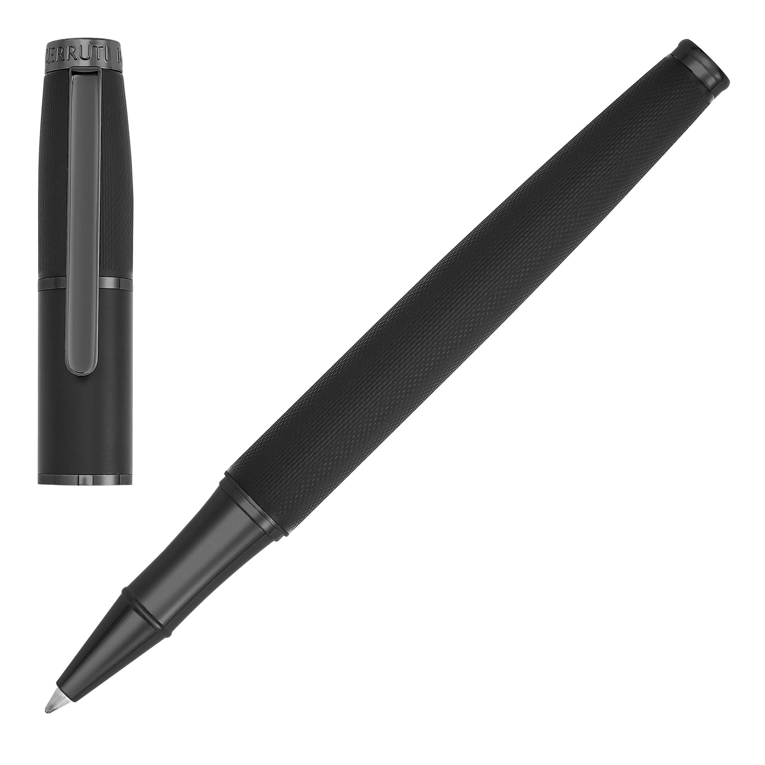 CERRUTI 1881 NPRW454A - SET CERRUTI 1881 Black Rollerball pen & Card wallet