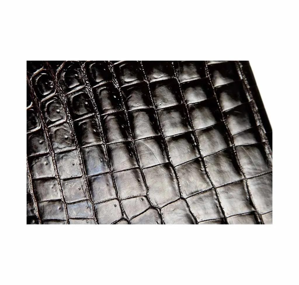 Chanel Brown Crocodile Vintage Flap Shoulder Bag