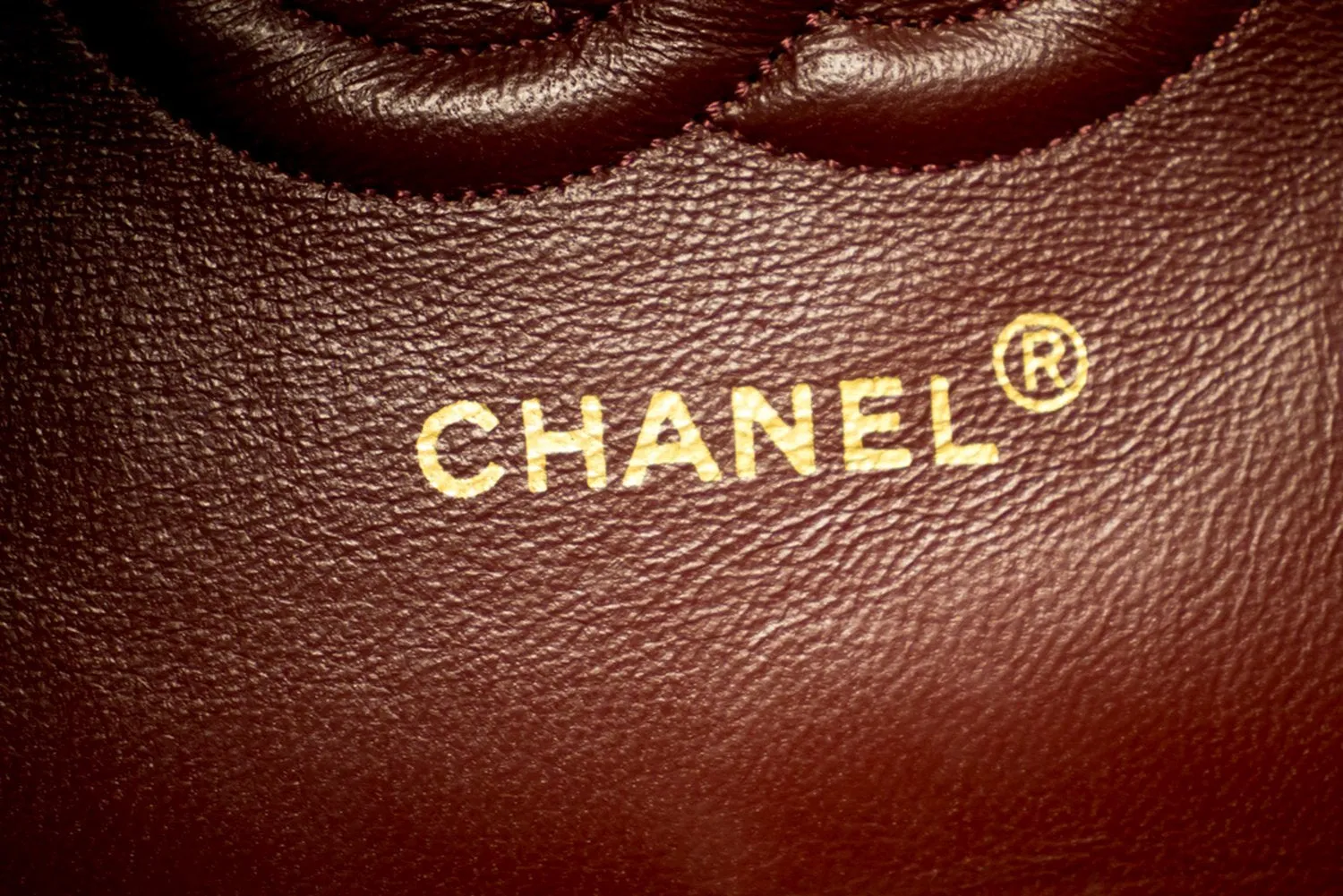 CHANEL Classic Double Flap 10" Chain Shoulder Bag Black Lambskin i71
