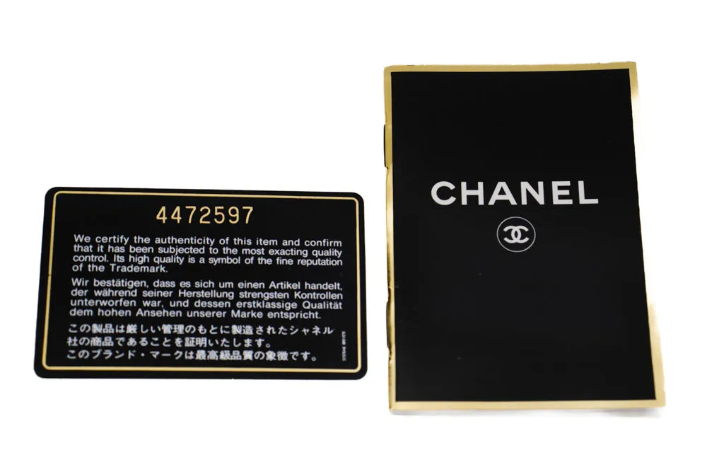 CHANEL Half Moon Chain Shoulder Bag Crossbody Black Quilted Flap n04