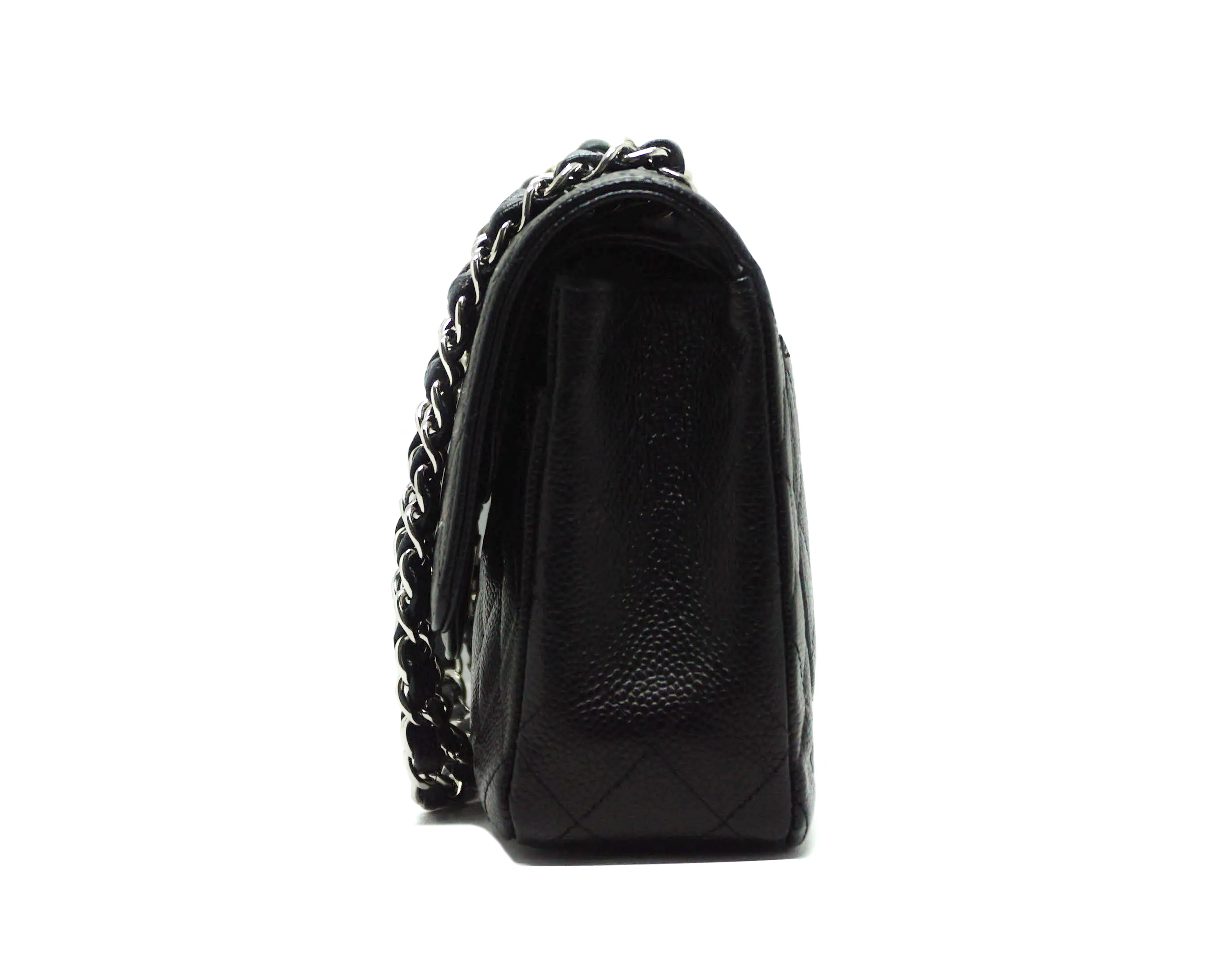 Chanel Rare Black Caviar Medium Classic Double Flap