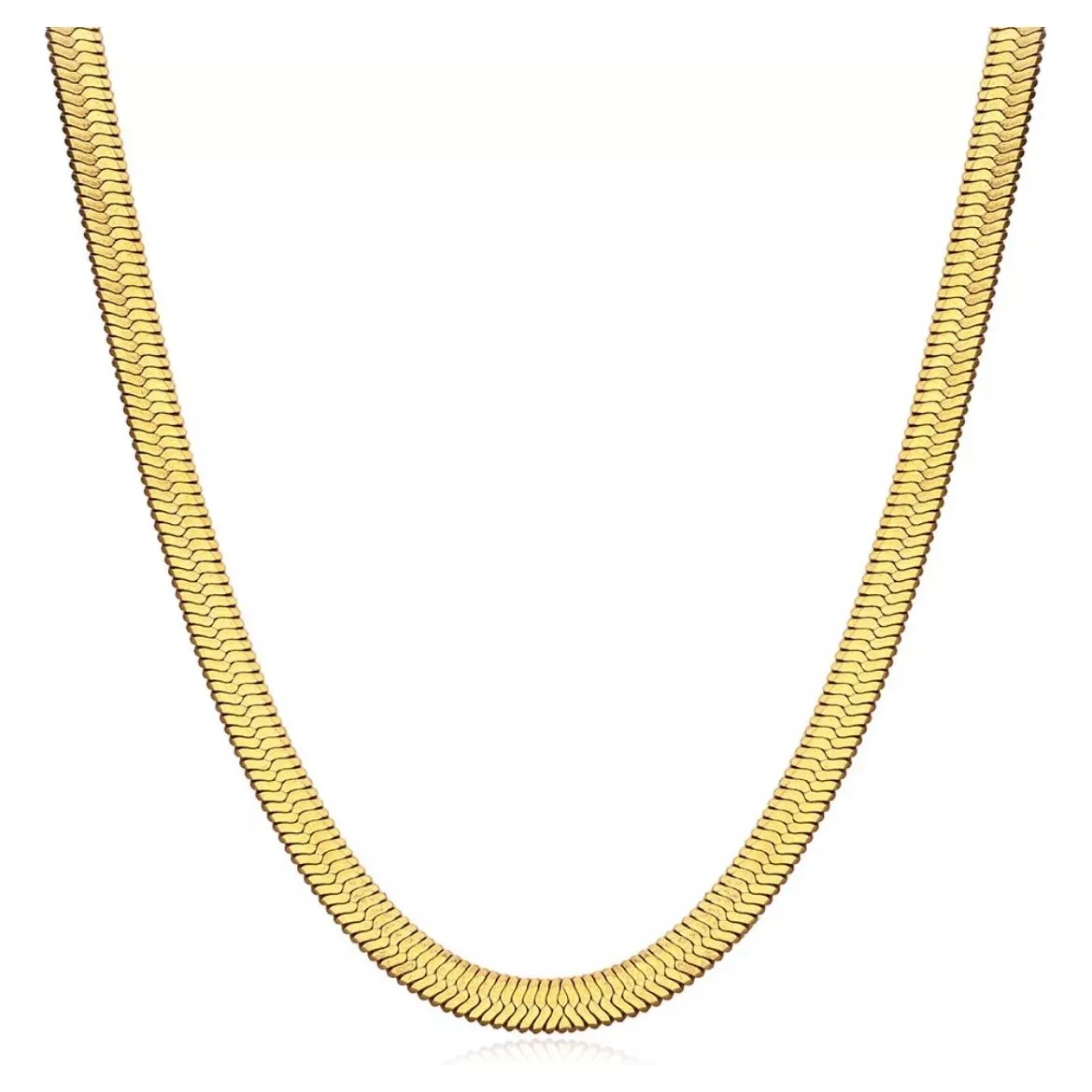 Classic 6mm Herringbone Necklace