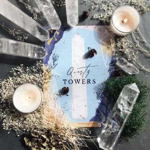 Clear Quartz Crystal Tower Set With Info Card and Bag
