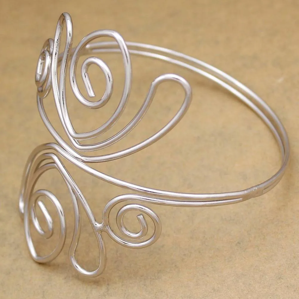 Cleopatra Swirl Snake Arm Cuff Armlet Armband