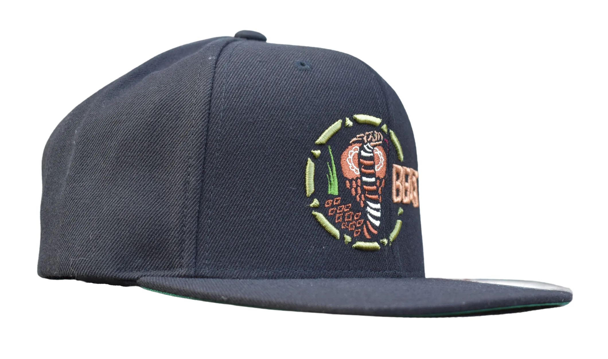 Cobra Beast Black Snapback Cap