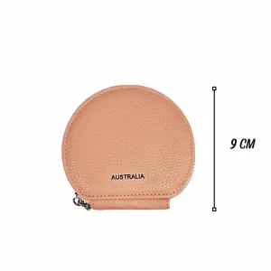 Coin Purse Round Pink