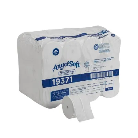 Compact Coreless Bath Tissue, 2-Ply, White, 36 Rolls