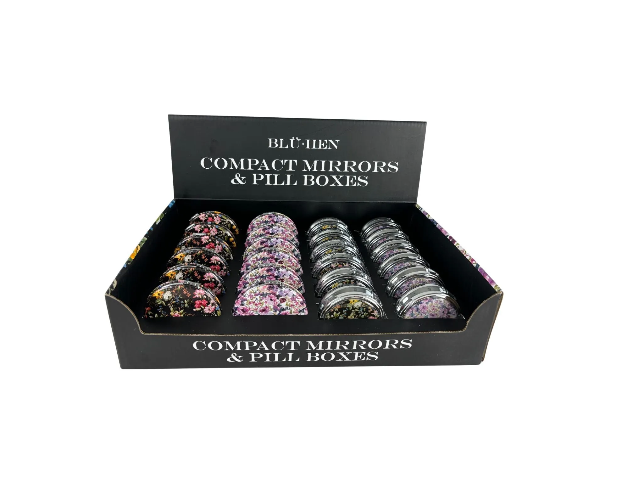 Compact Mirrors and Pill Boxes - Peonie Rose and Kilburn 24 Units