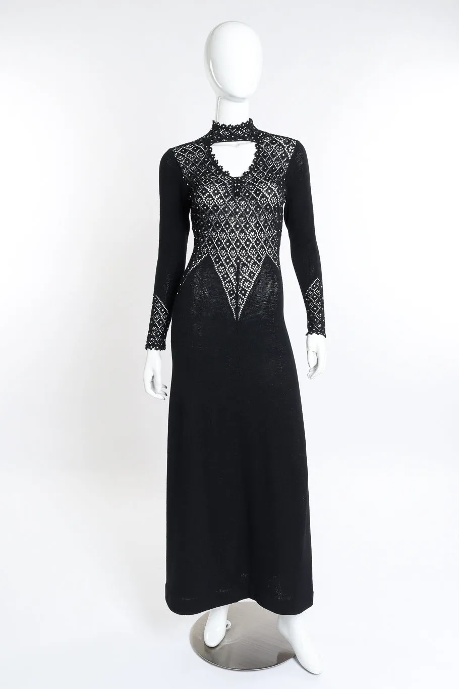 Crochet Crystal Knit Dress