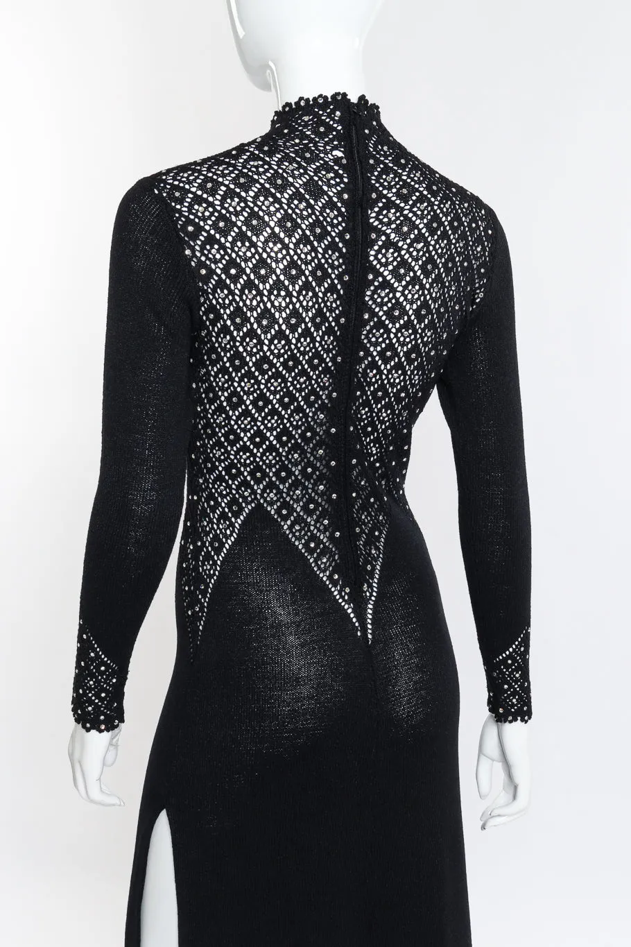 Crochet Crystal Knit Dress