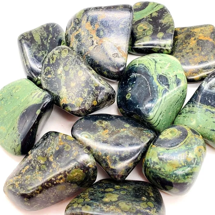 Crocodile Jasper | Kambaba Jasper| 1 or 5 Pack | Tumbled | Hand Selected | Strength, Grounding, & Protection
