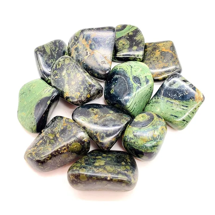 Crocodile Jasper | Kambaba Jasper| 1 or 5 Pack | Tumbled | Hand Selected | Strength, Grounding, & Protection