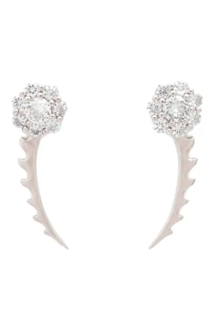 CRYSTAL CLEAR PHLOX EARRINGS