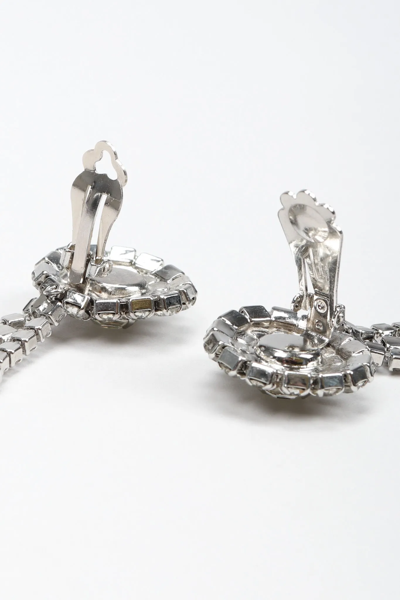 Crystal Ribbon Waterfall Earrings