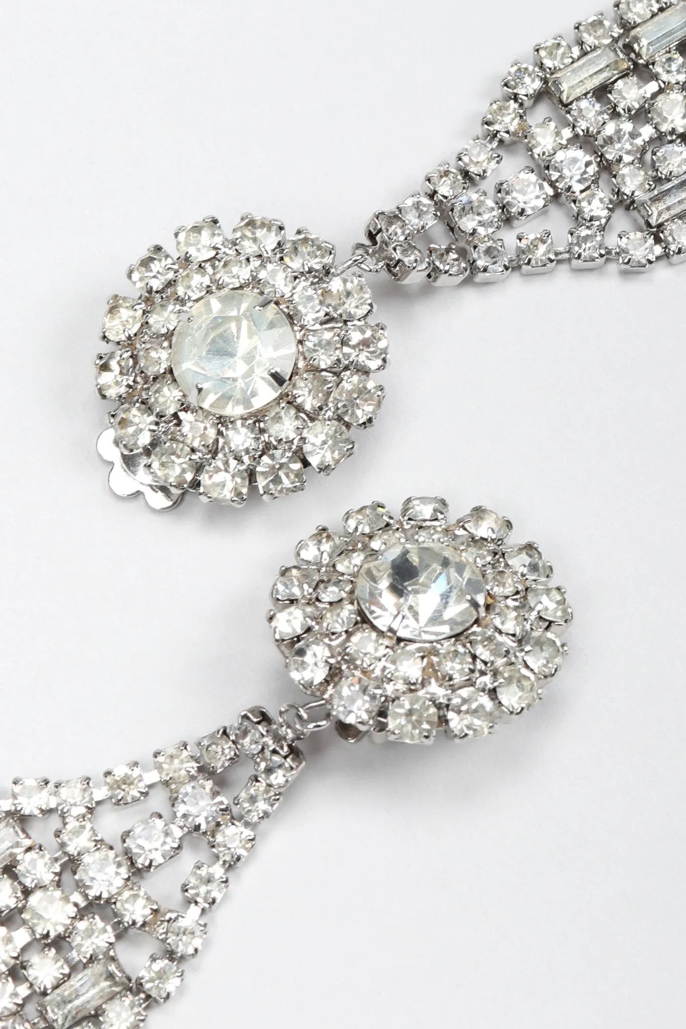Crystal Ribbon Waterfall Earrings