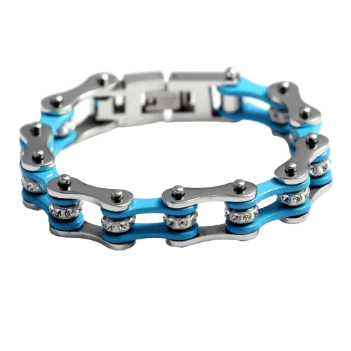Cycolinks Aqua Crystal Bracelet