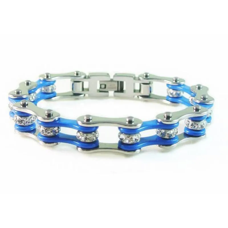 Cycolinks Aqua Crystal Bracelet