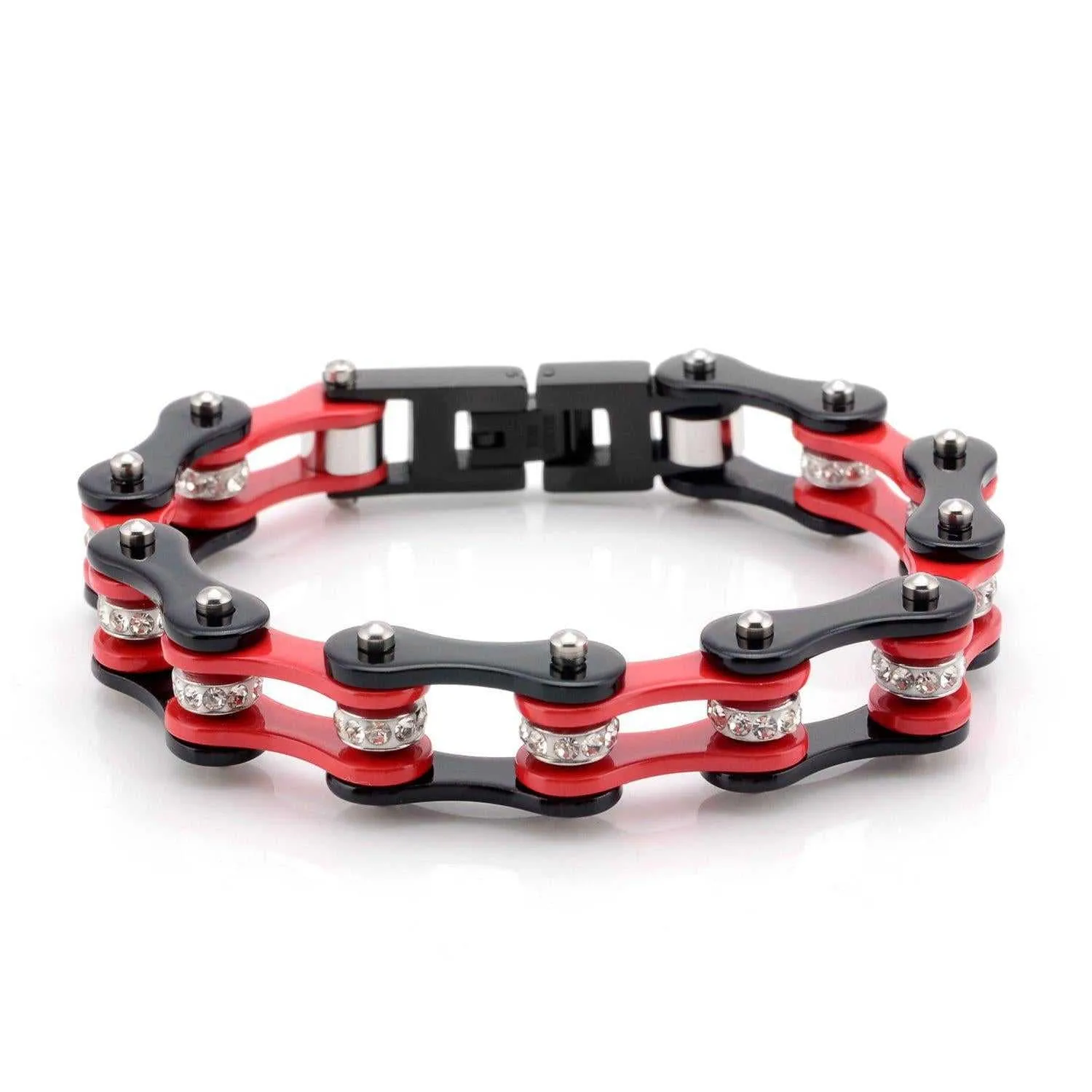 Cycolinks Red/Black Crystal Bracelet