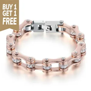 Cycolinks Rose Gold Crystal Bracelet BOGOF
