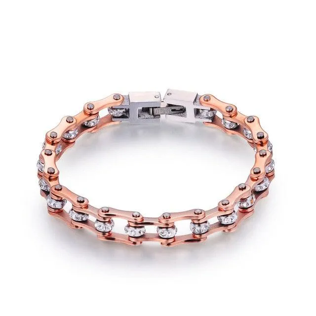 Cycolinks Rose Gold Crystal Bracelet BOGOF