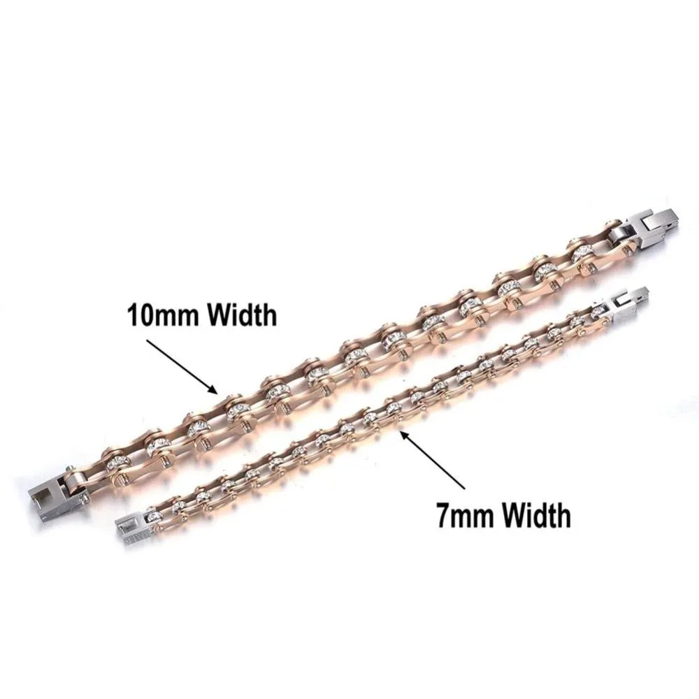 Cycolinks Rose Gold Crystal Bracelet BOGOF