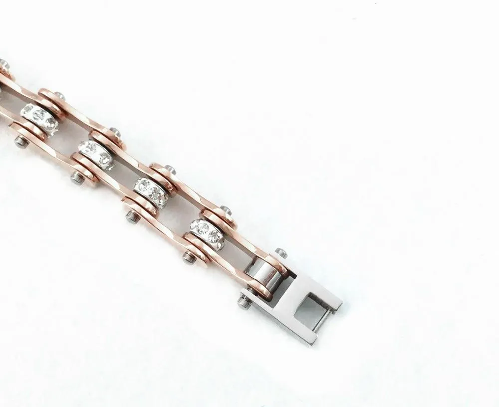 Cycolinks Rose Gold Crystal Bracelet BOGOF