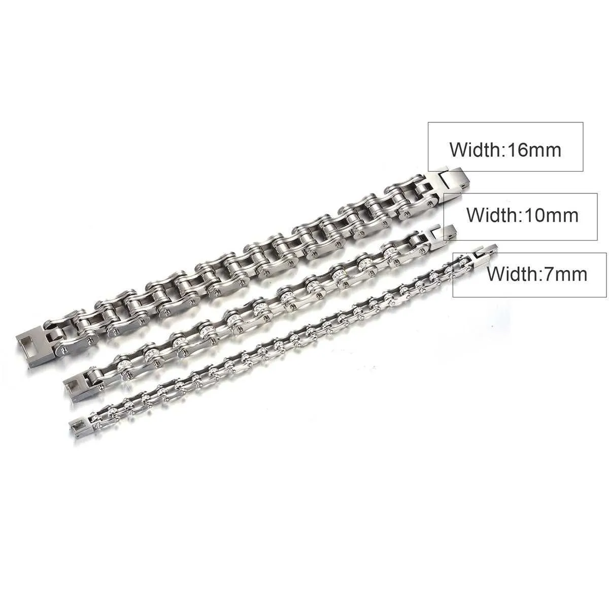 Cycolinks Silver Crystal Bracelet