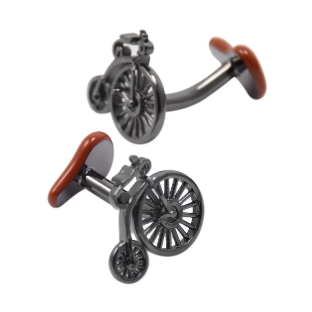 Cycolinks Vintage Penny Farthing Bicycle Cuff Links