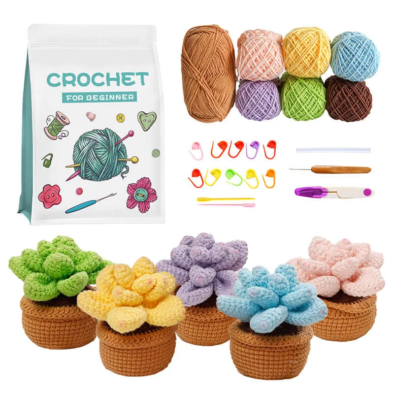 Dasonwin | Beginner-Friendly Crochet Kit for Compact Crafting
