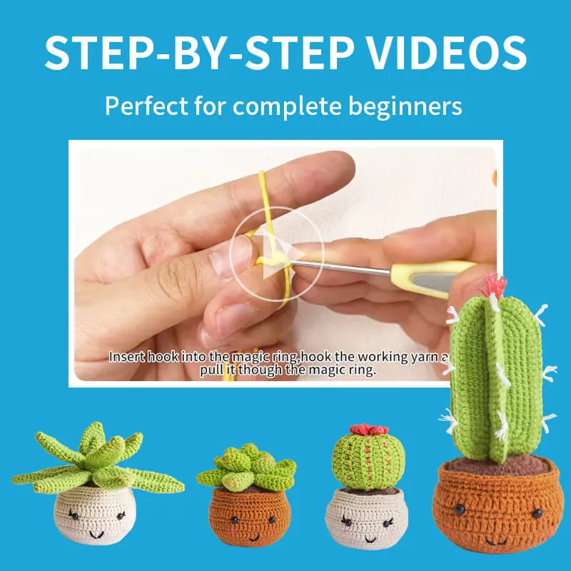 Dasonwin | Beginner-Friendly Crochet Kit for Compact Crafting