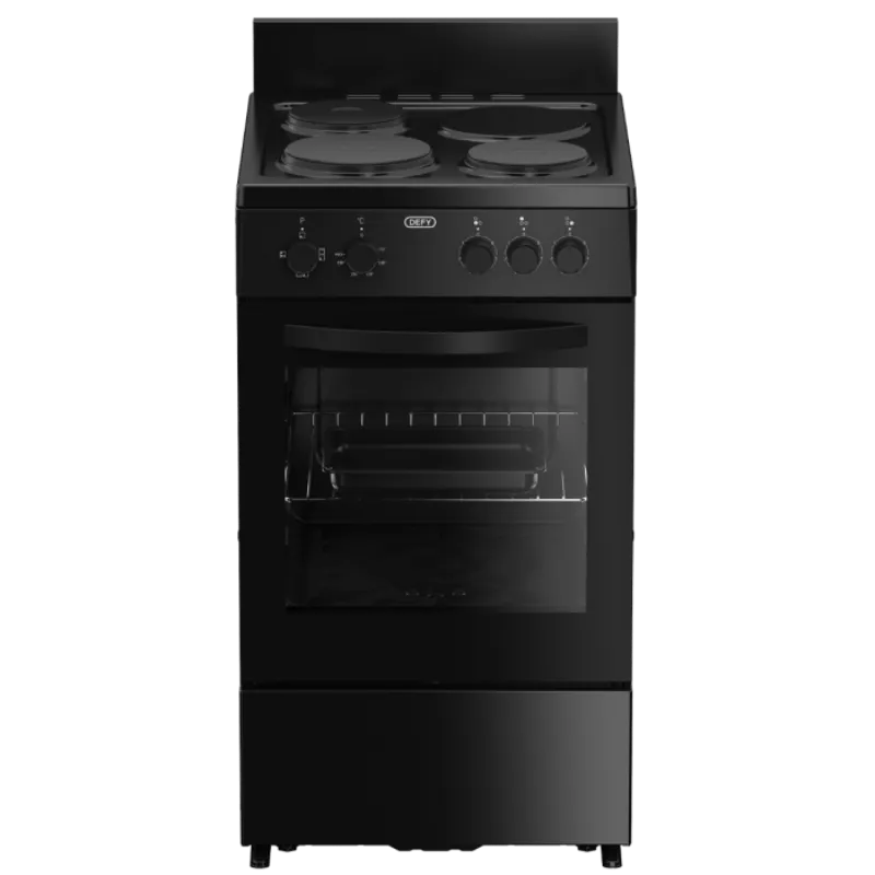 Defy 50cm 3 Plate Black Compact Stove DSS553