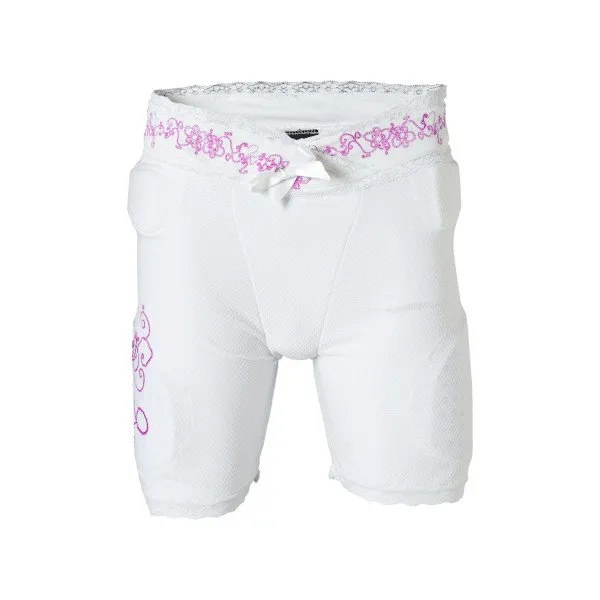 Demon - Women's Flex Force Snowboard Impact Short Pro - White SALE