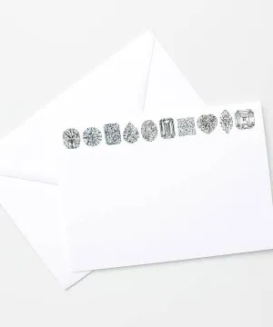 Diamond Shape Stationery