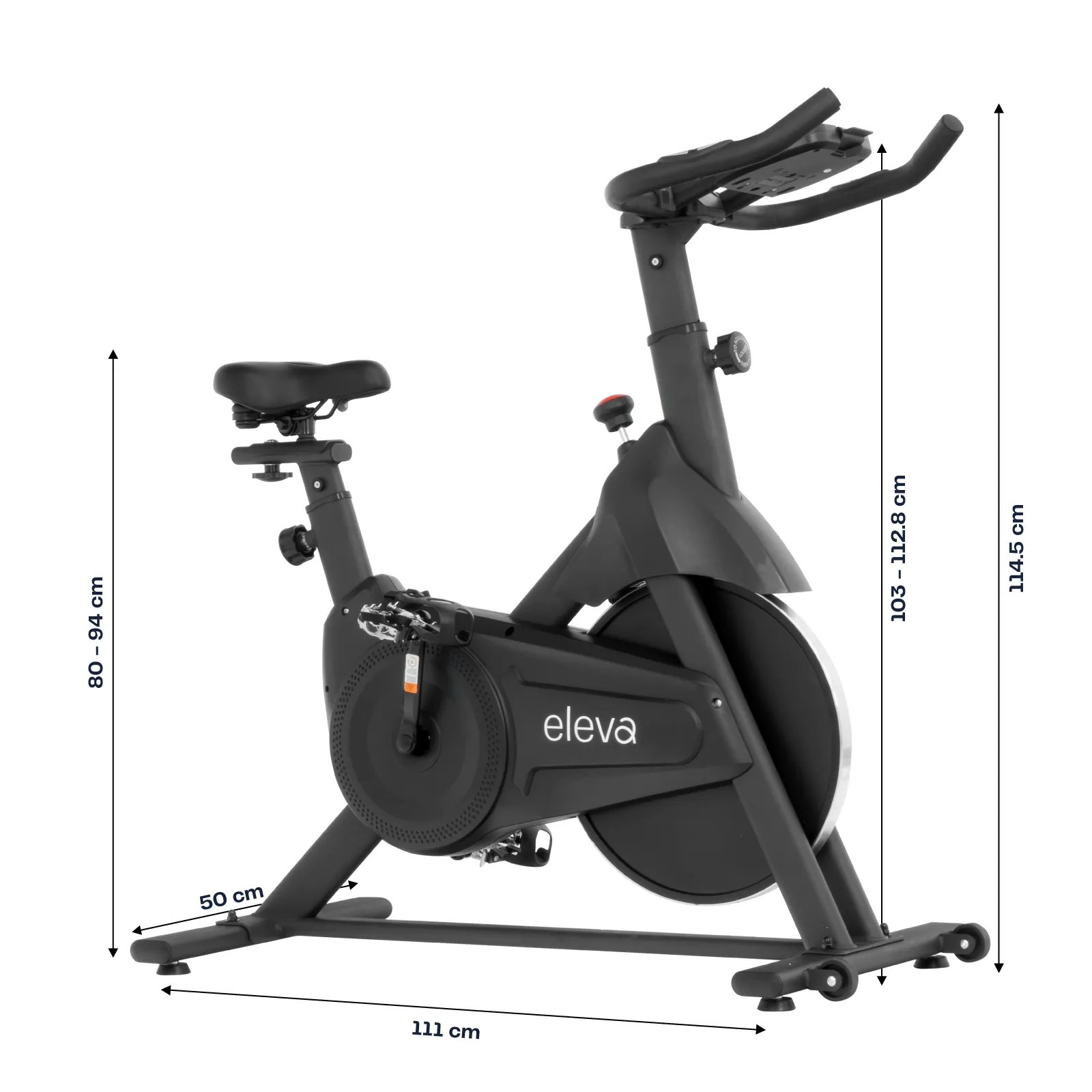 eleva Bicicleta Spinning Fitness Resistencia Magnetica